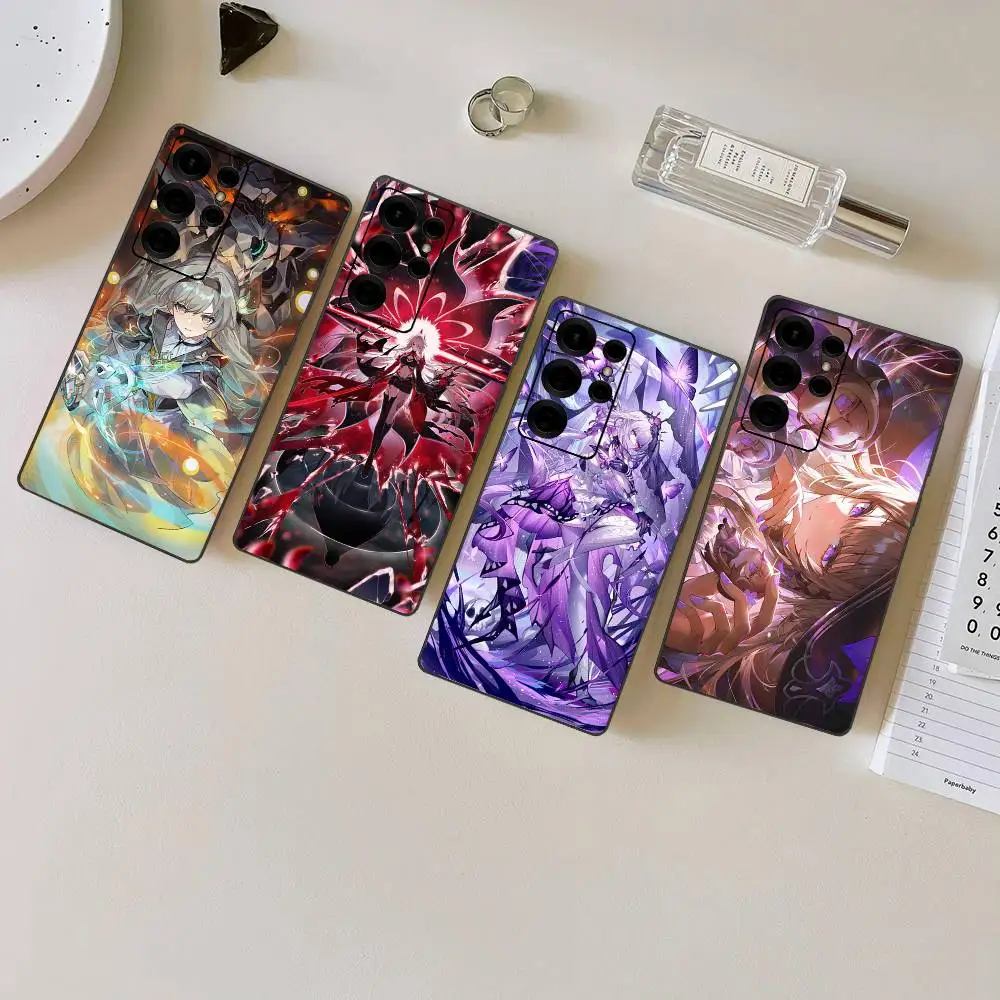 Honkai Star Rail Proprietary Logo Phone Case For Samsung S 24 fe 25 Ultra plus 20 lite 21 30 22 23 24 22 Ultra 5G Fundas