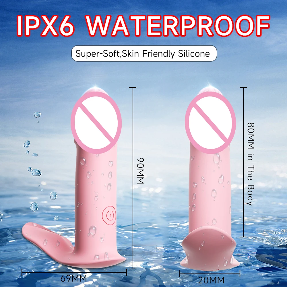 Dapat Dipakai aplikasi Bluetooth Vibrator g-spot Stimulator klitoris pemijat getaran teleskopik Dildo mainan seks wanita produk dewasa