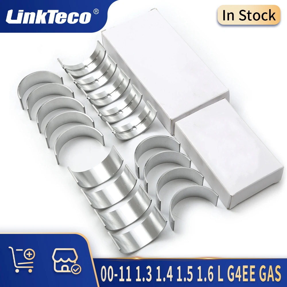 Auto Engine Parts Main & Con-rod Bearing Set Kit Fit 00-11 G4EE 1.3 1.4 1.5 1.6 L GAS For HYUNDAI ACCENT GETZ KIA RIO Con rod