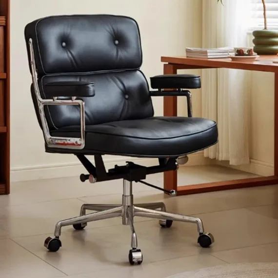Leather Office Computer Chair Home Comfort Aleville Chair