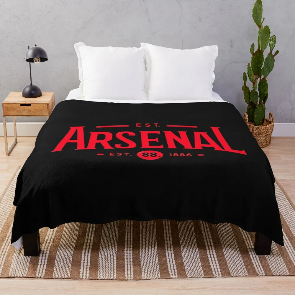 Arsenal Football Club - Gunners Pride Throw Blanket Blankets Sofas Of Decoration Luxury St heavy to sleep Blankets