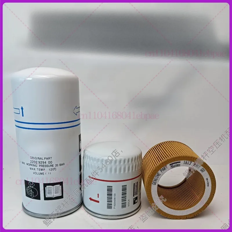 

3PCS/set 2202929400 1613900100 1625426100 Air Compressor New for Atlas Copco 2901200610 Oil Filter Element