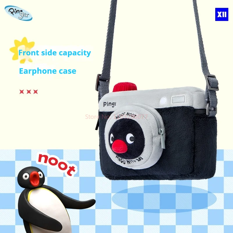 Nuovo Pingu 45th Anniversary Carino Borsa a tracolla Borsa per fotocamera Regalo Anime Periferico Pingu Borse di stoccaggio Borsa a tracolla Ragazze Decor Regali