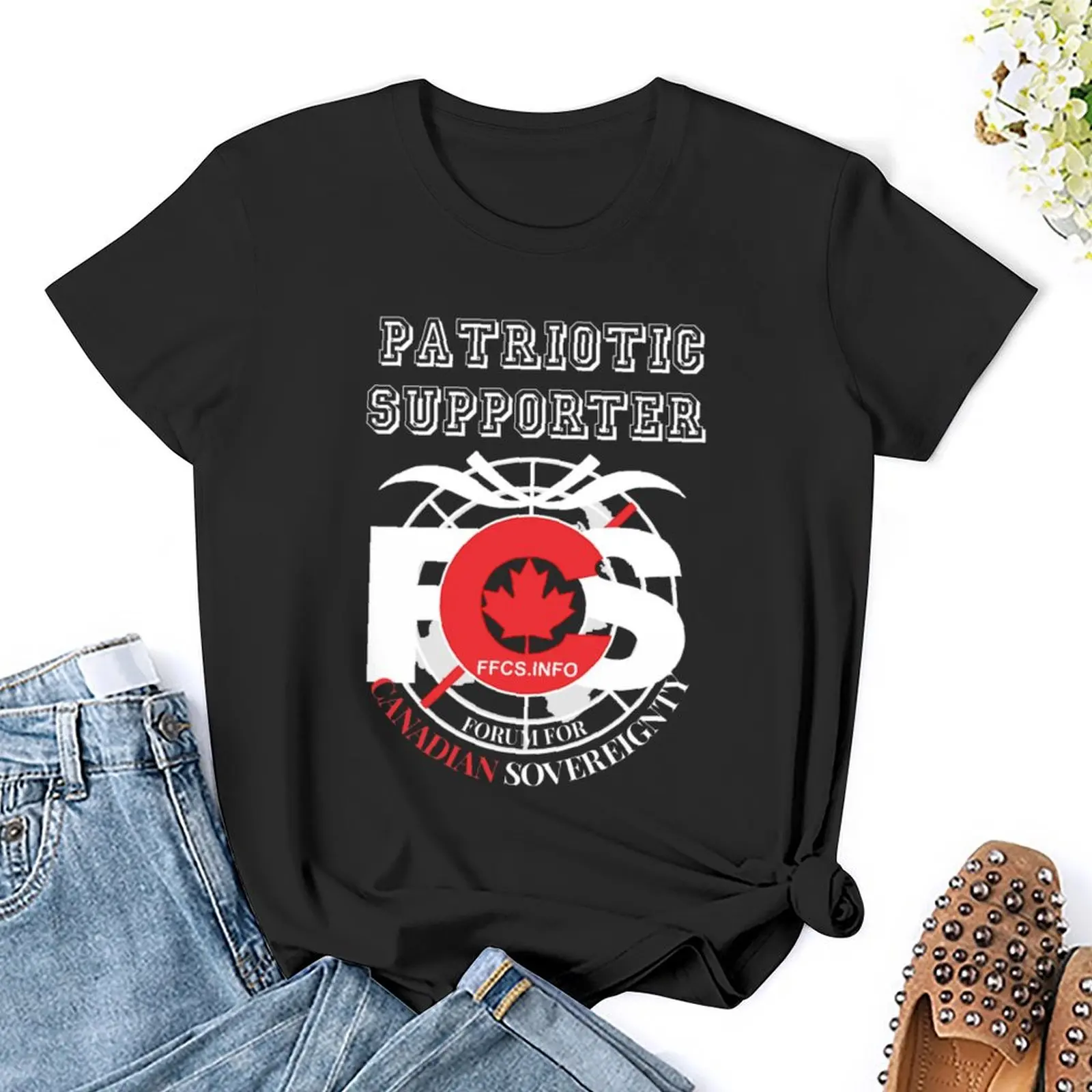 Camiseta de soporte patriótico para mujer, camisetas gráficas, ropa estética de moda coreana, camisetas lindas, ajuste suelto