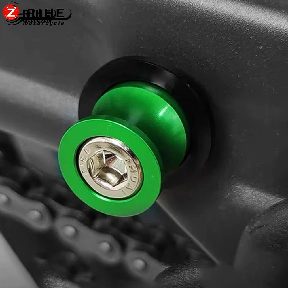 10mm Motorcycle Swingarm Sliders Spools Screw For KAWASAKI ZX-9R ZX9R NINJA ABS 1994 1995 1996 1997 1998 1999 2000 2001 2002-On