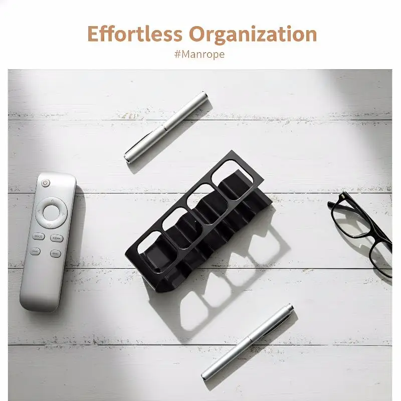 Home Storage Rack For Air Conditioners And TV Remote Controls Organizing And Tidying Up Plastic Desktop Shelves