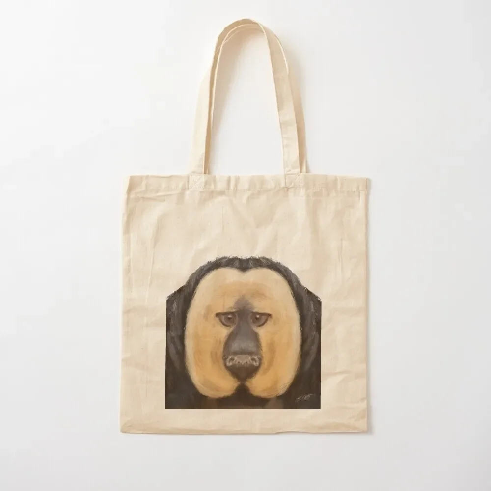 

Saki Monkey Portrait Tote Bag tote bags men Beach bag woman shopping bag shopping cart bags