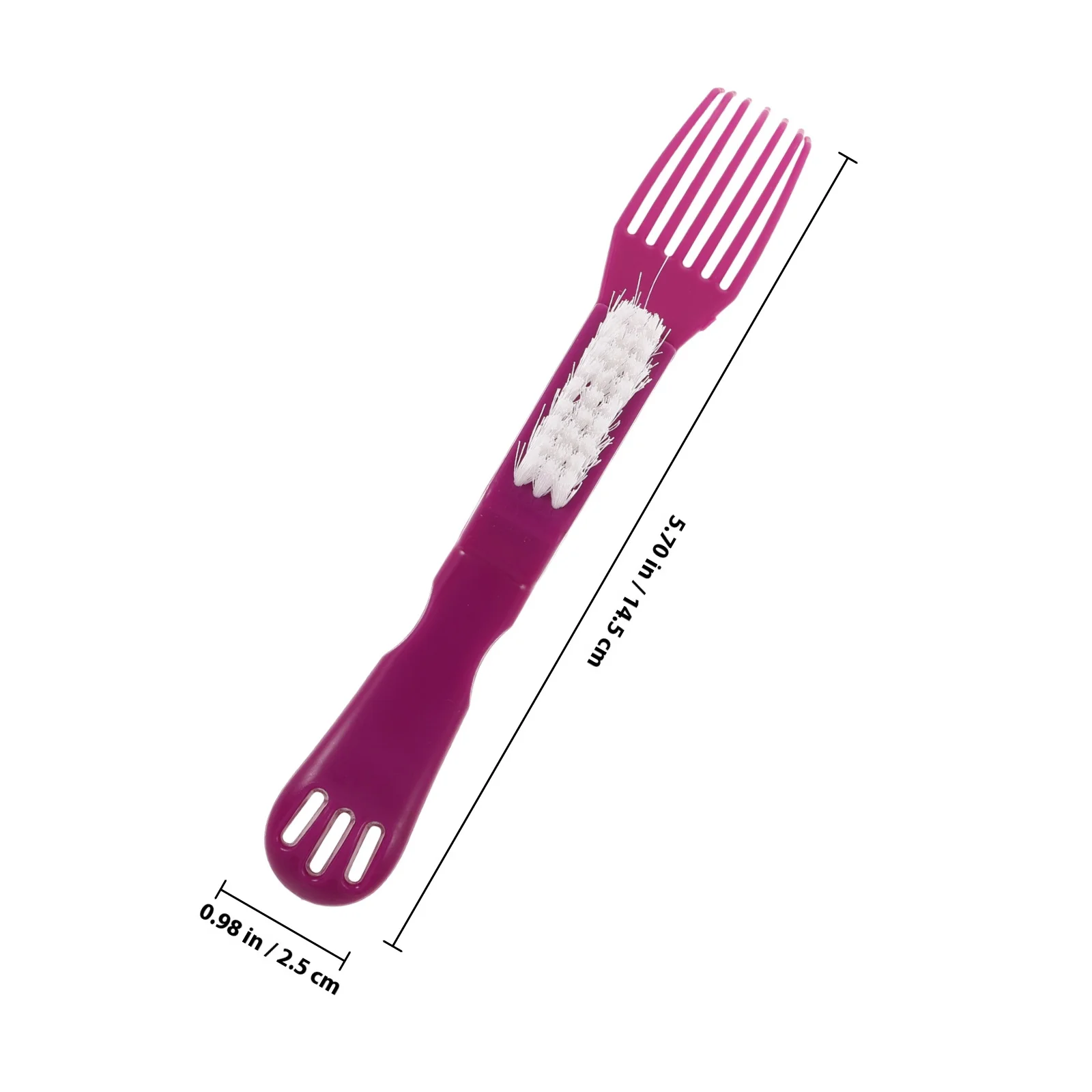 Spazzola per la pulizia del pettine dell'airbag Strumento per la pulizia della spazzola per capelli Portatile Facile da rimuovere scaglie Strumento per la pulizia della spazzola per capelli per la pulizia profonda del salone di casa