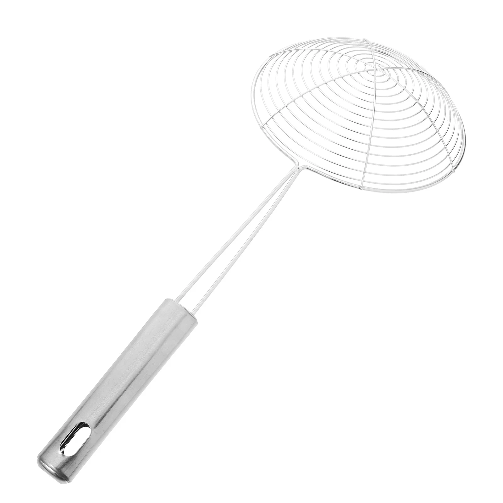 

Stainless Steel Spider Skimmer Spoon Fine Mesh Large Capacity Kitchen Strainer Ladle Cooking Spider Skimmer for Frying Noodles