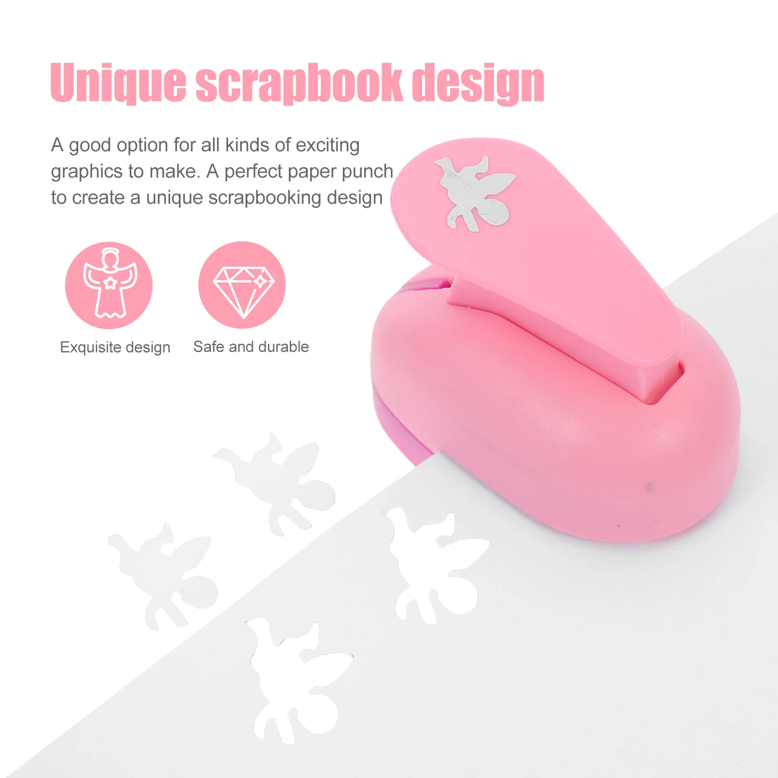 

Label Embossing Device Child Scrapbooking Craft Plastic Decorative Hole Puncher for Crafts