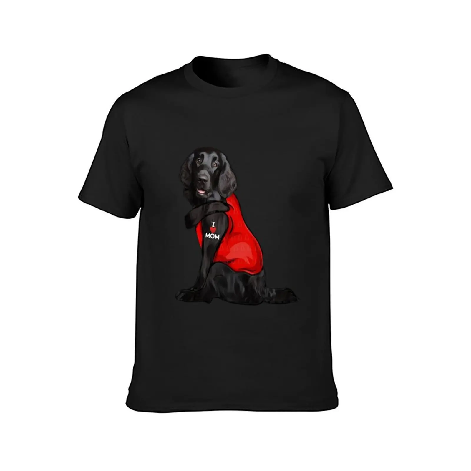 The Flat-coated Retriever T-Shirt Aesthetic clothing sublime mens white t shirts