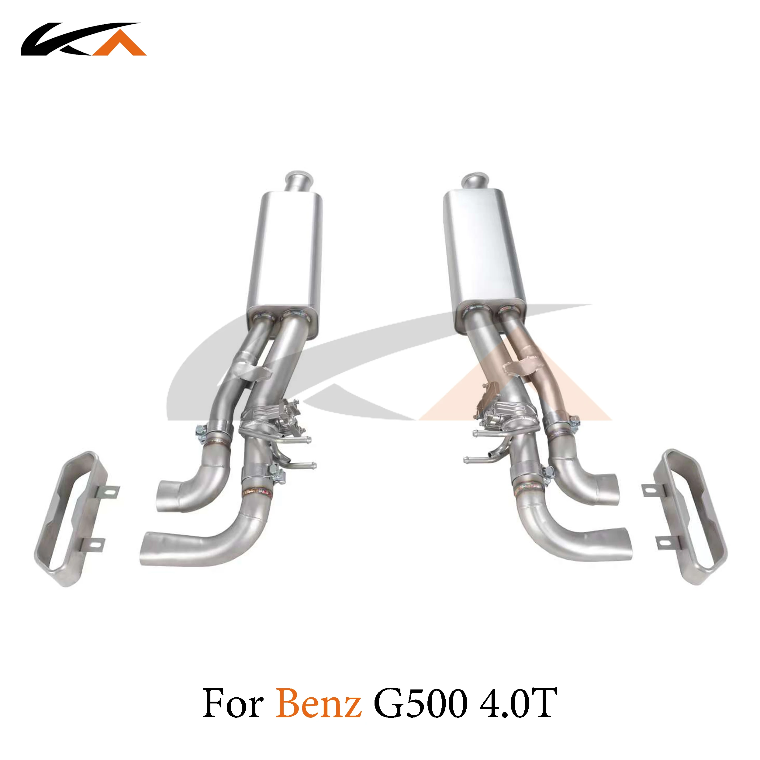 

KA Tuning exhaust system stainless catback for Mercedes-Benz G500 4.0T rear section performance muffler valve