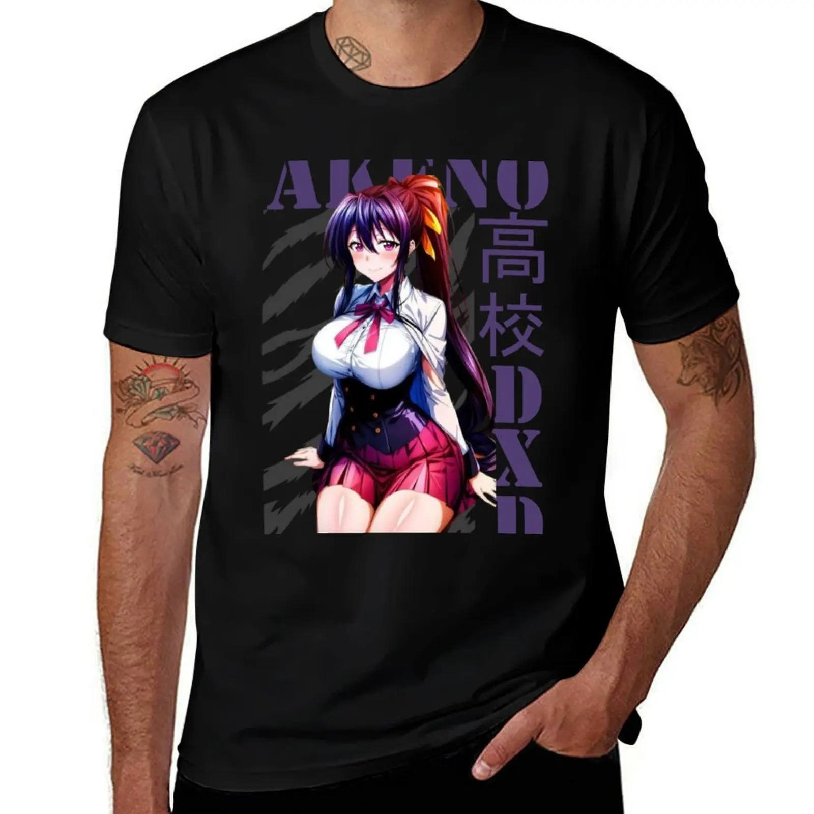 

Akeno T-Shirt cotton t shirt man t shirt for man 100 percent cotton men t shirt cotton 100% T-Shirt