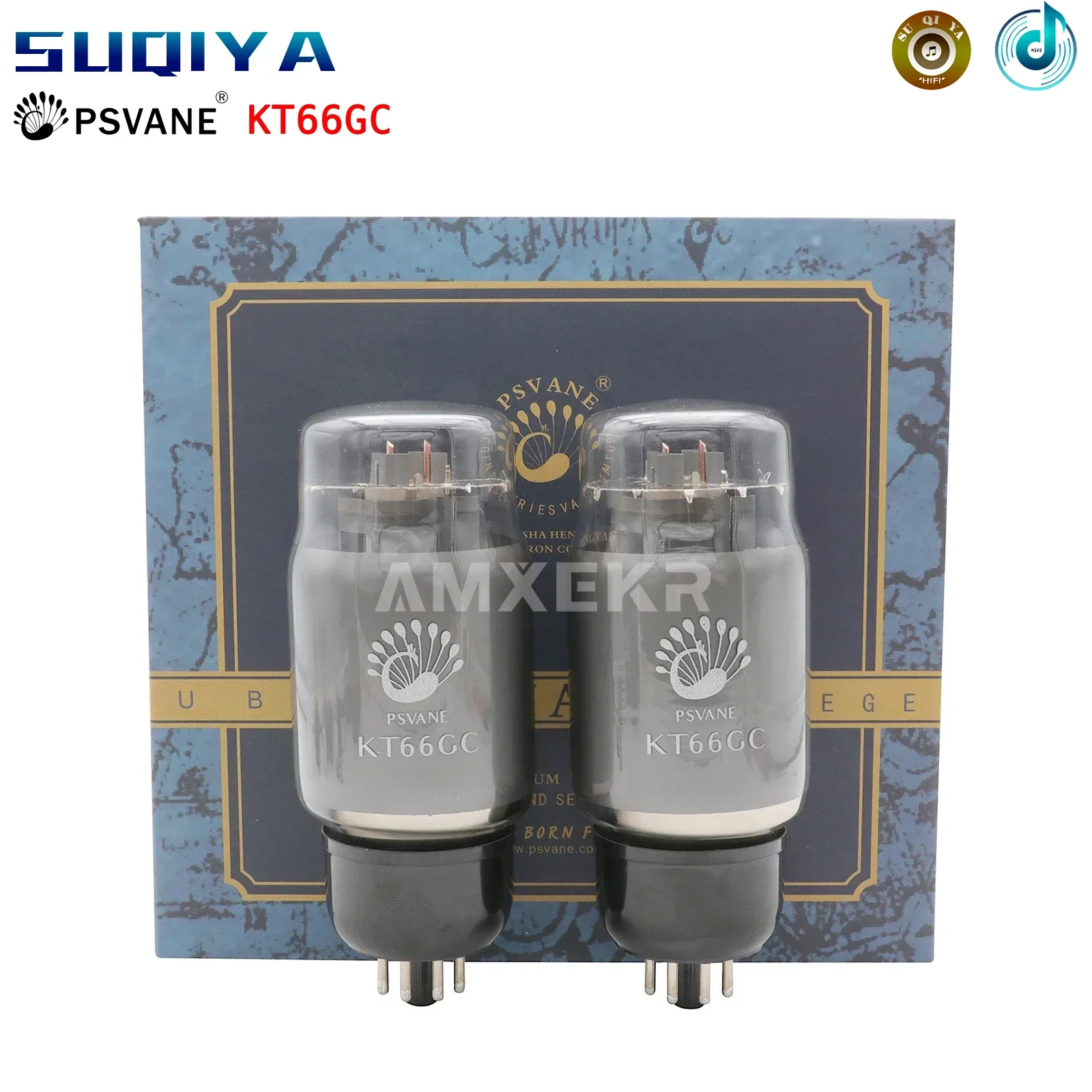 

SUQIYA-PSVANE KT66GC KT66GE Copy UK GEC KT66/KT66GC/GE Replace KT88 EL34 6L6 KT77 Electron Tube Precision Matched Quad JUEQIZHE