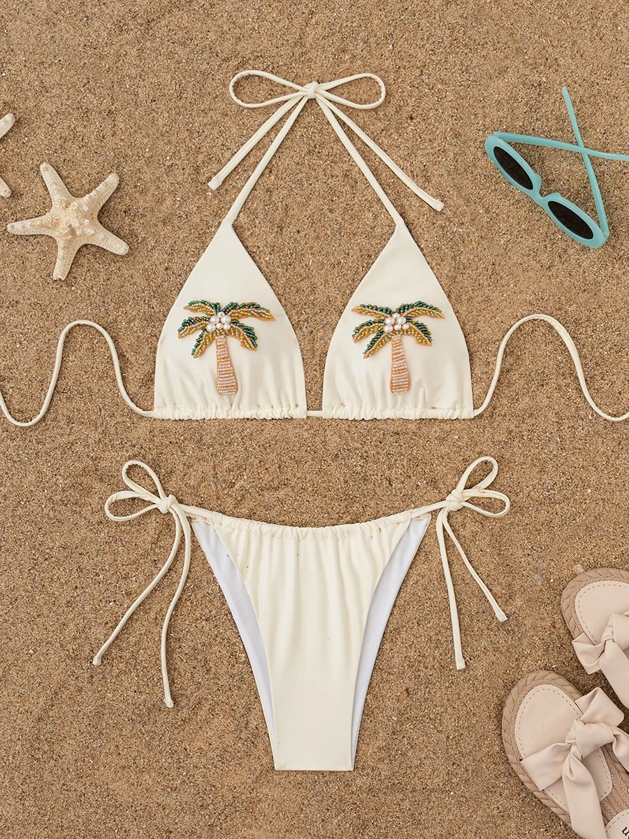

Push Up Bikinis 2025 Sexy Women Swimsuit Bandeau Swimwear Micro Bikini Set Print Beachwear Brazilian Biquini Female