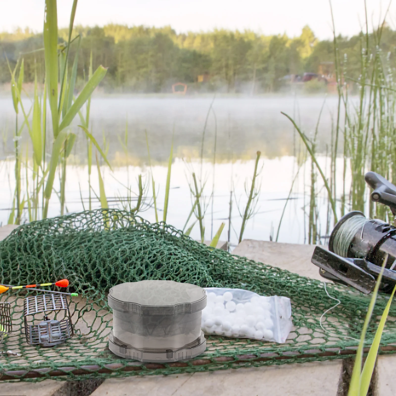 

Fishing Bait Crusher Box Sturdy Plastic Bait Grinding Box Large Capacity Boilie Crusher Carp Fishing Supply Fisherman Supply