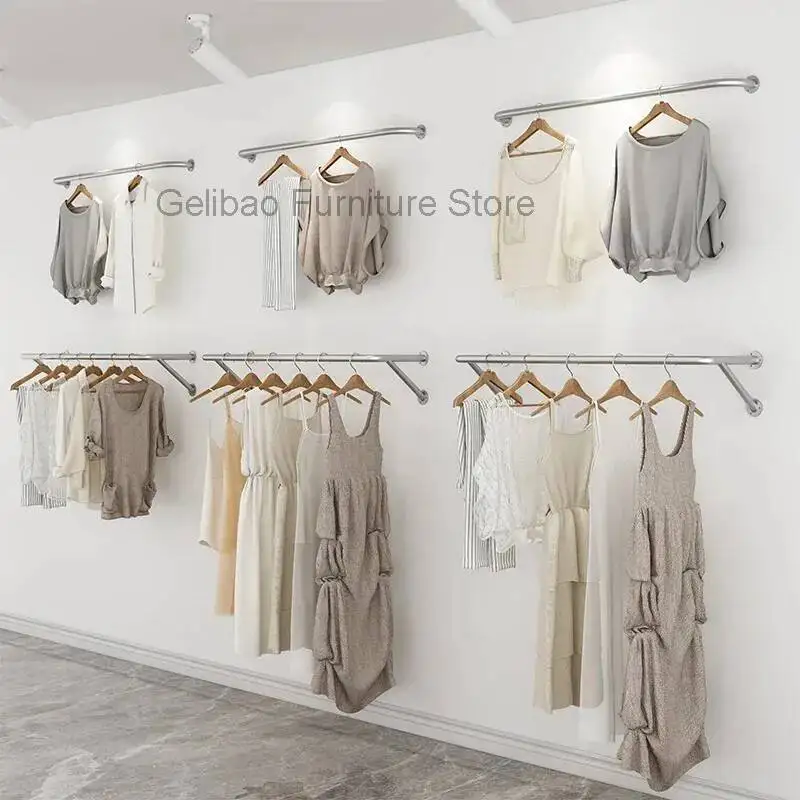 

Rail Dress Indoor Hanging Coat Open Racks Luxury Clothes Space Saving Coat Racks Minimalist Arara De Roupa Hallway Furniture
