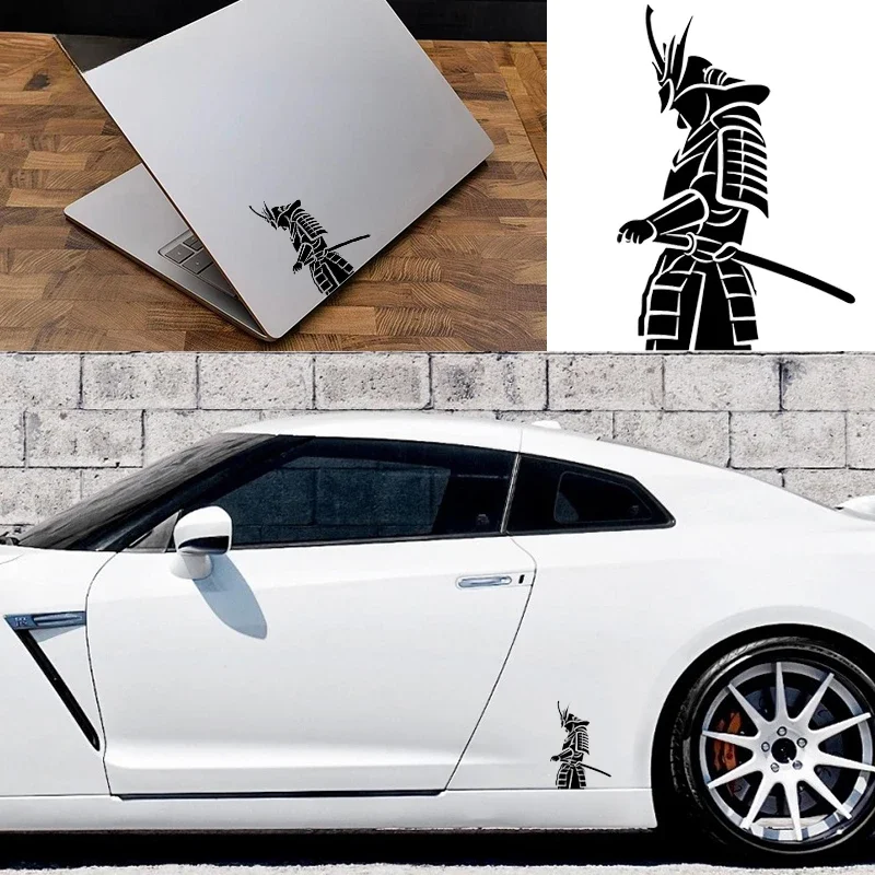Japanese Samurai Karate Kendo Icon Logo Decal Silhouette Graphics Car Stickers Bumper Windows Trunk Car Door Protector  8cm