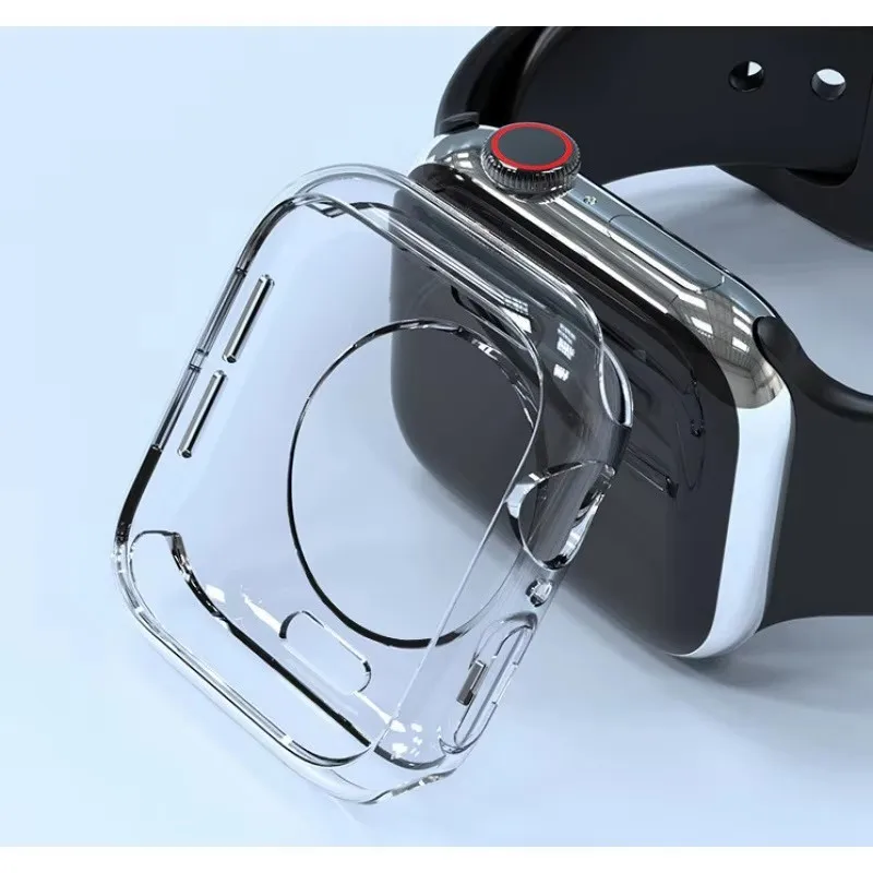 Clear Case For Apple Watch Series10 46mm 42mm 9 8 7 45mm 41mm No Screen Protector Full TPU Bumper Cover iWatch SE 6 5 4 44 40mm image 5