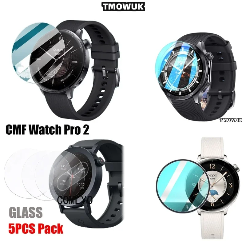 

Ультратонкое закаленное стекло с защитой от царапин для OPPO Watch X2 и CMF Watch Pro 2 - 9H Hard HD