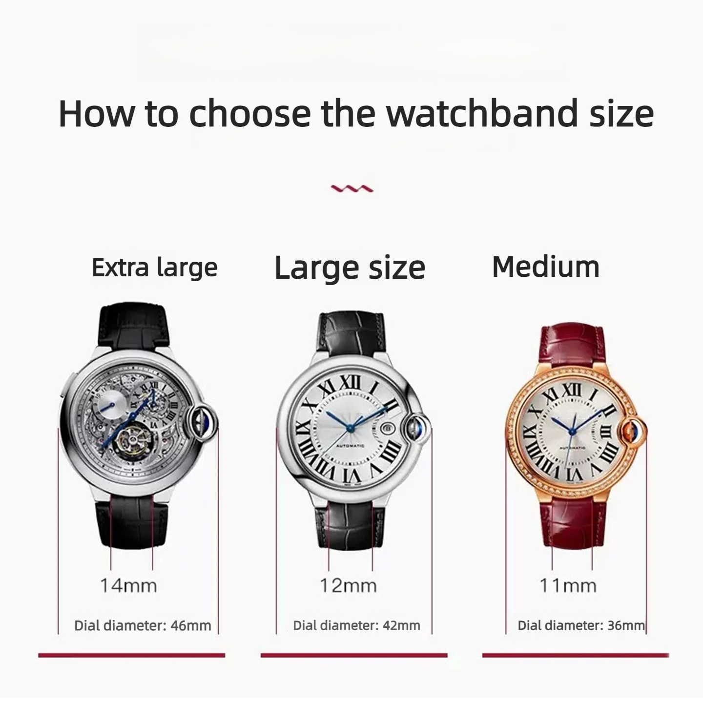 Convexe magnetische horlogeban - Cartier Watch Ballon Bleu recensie en prijs