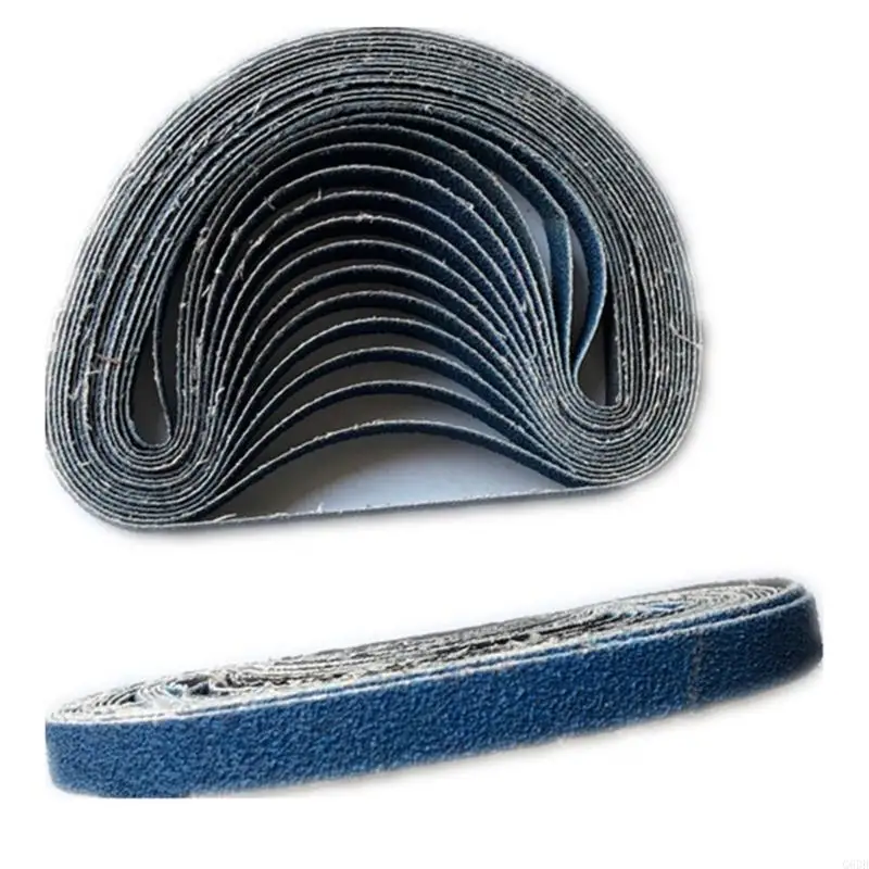 

Pack Of 10 Heat Resistant Zircon Finishing Belts for Smooth Surfaces Finishing