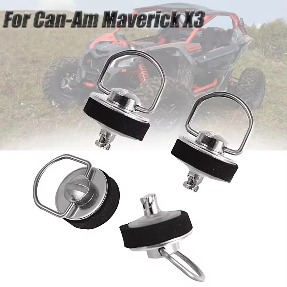 4PCS UTV Parts Roof Quick Release Bolts Fastener Quarter Turn Service Kit for Can-Am X3 Maverick MAX XRS OEM 715003815