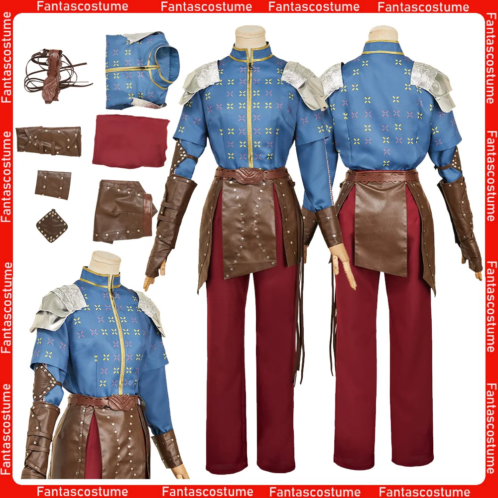 Disfraz de fantasía Astrid para mujer, disfraz de dragón de película, chaqueta, pantalones, cinturón de guardamanos, falda con cinta, trajes de Carnaval de Halloween