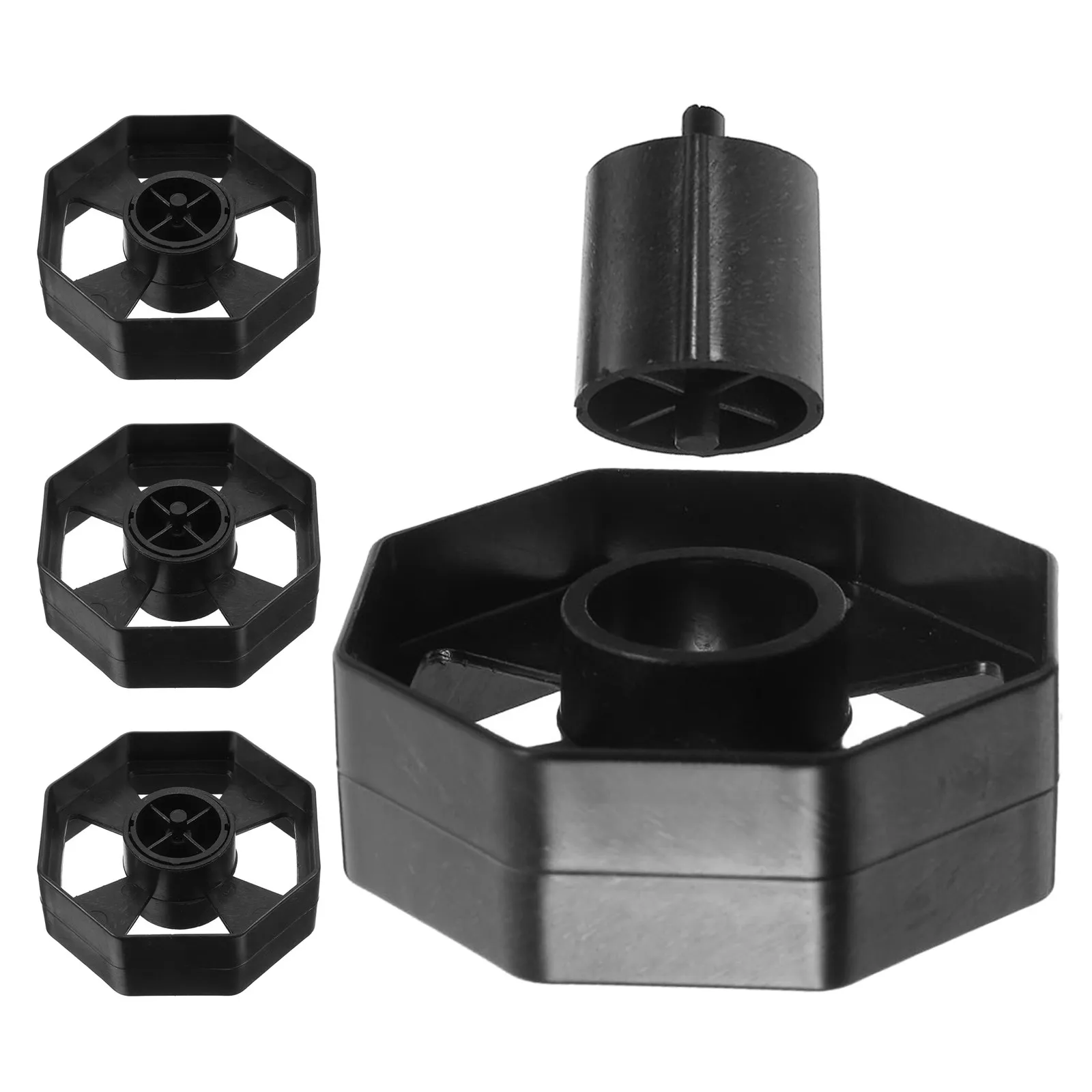 4 Sets Tape Dispenser Replacement Core Wheels for Smooth Operation – Desktop Roll Holder Refill Accessory