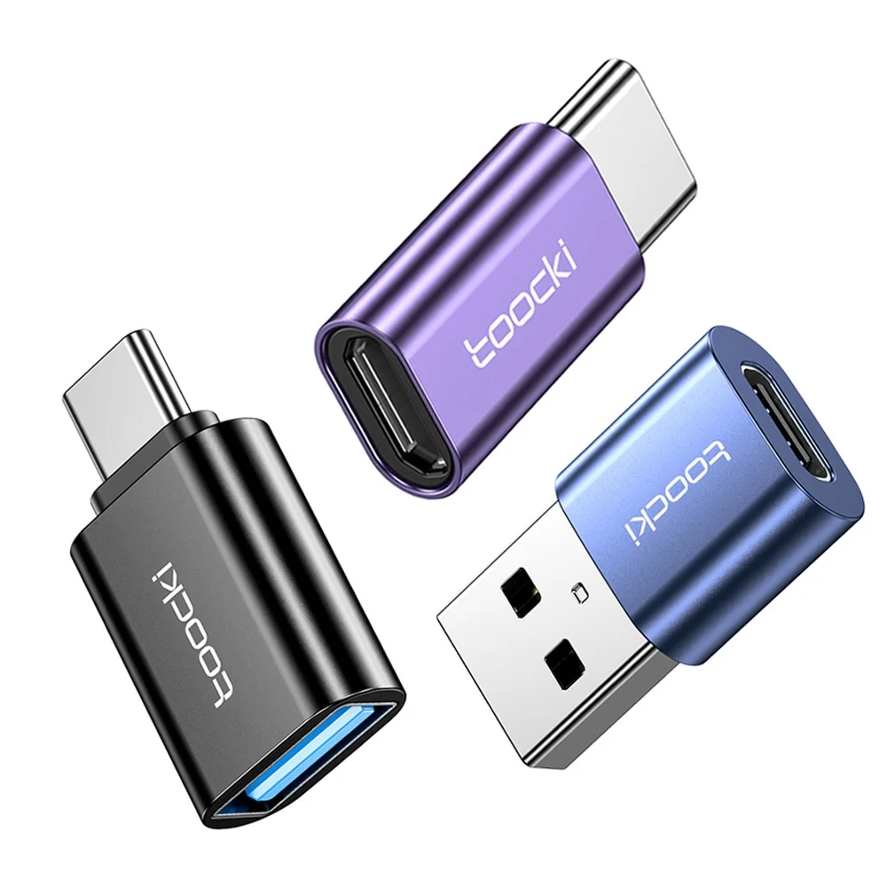 USB-C to Micro/USB-A to USB-C/USB-C to USB-A Adapter Converter for Smart PhoneOTG Connector