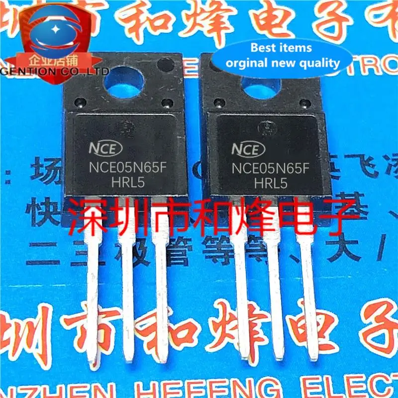 

10 шт. 100% оригинальный новый NCE05N65F 650 В 5A TO-220F МОП-транзистор