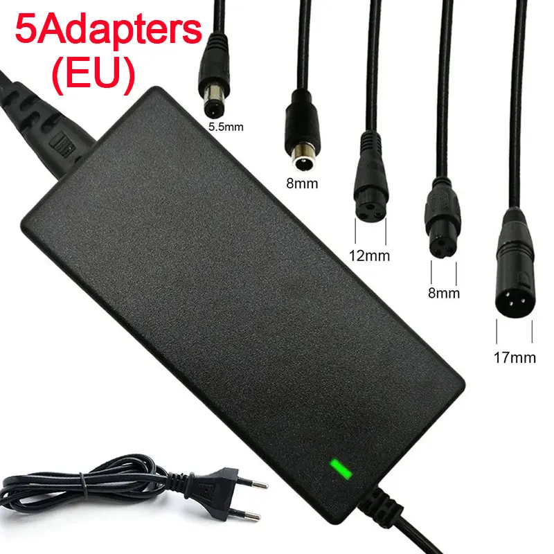 42V 2A Brandneues Netzteil AC 100-240V DC 42V 2A Lithium-Batterieladegerät US/EU-Stecker Batterieadapter auf Sektorzubehör