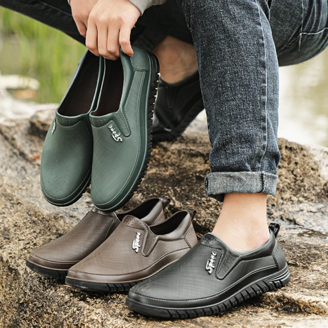 Men's footwear for rainy season orders