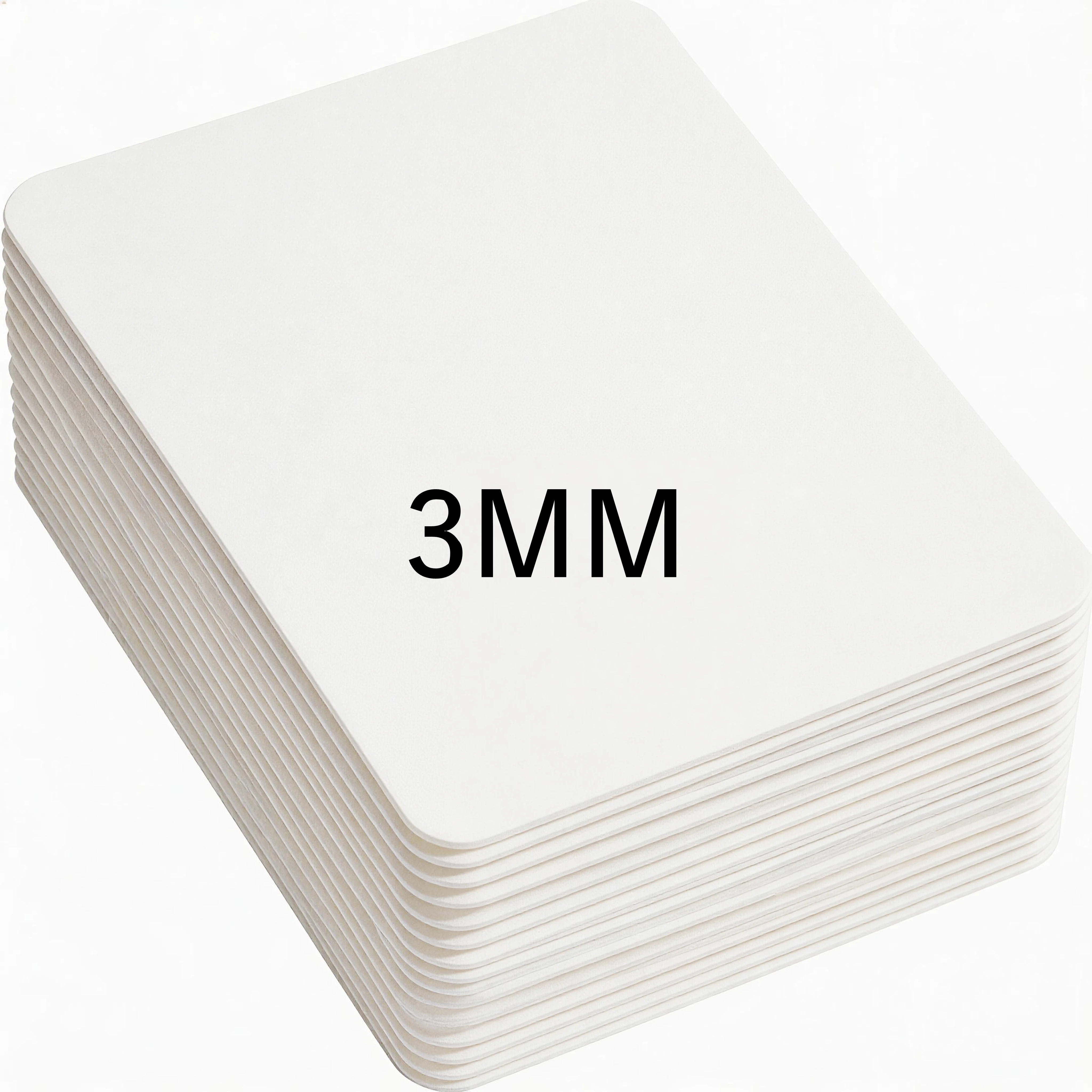 

15/10/5/3/1PCS Tattoo Practice Skin White 3MM Blank Double Sides Silicone Microblading Eyebrow Permanent Makeup Practice Skin