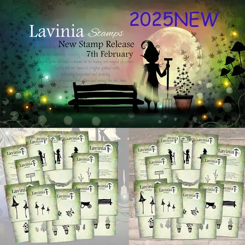 Garden the Herbs and Delights Collection Stamp Stencil for DIY Scrapbook Embossed Paper Card Craft Template Decoration 2025 New