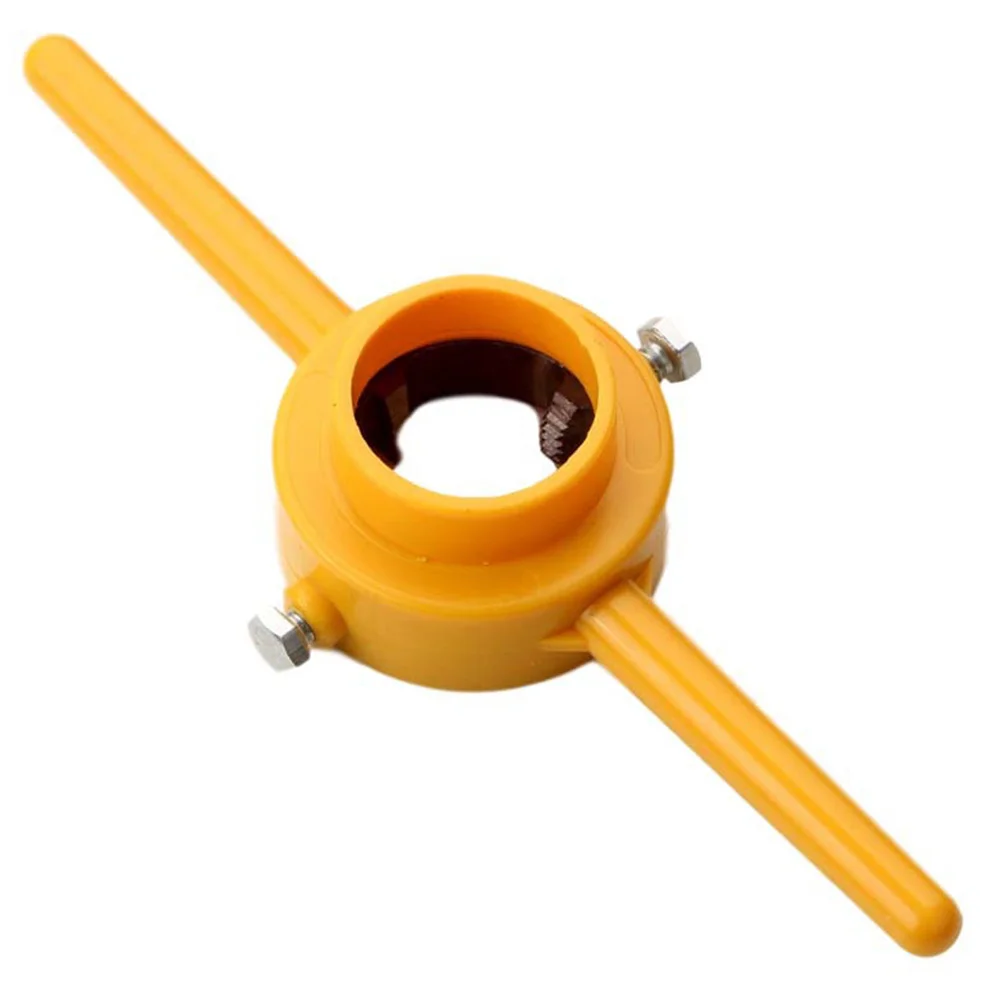 6pcs 1 Set Pvc Thread Maker Tool Plumbing Hand Wrench For Water Pipe Threading Repair High Accuracy Die Handle Tap Die Sets Line