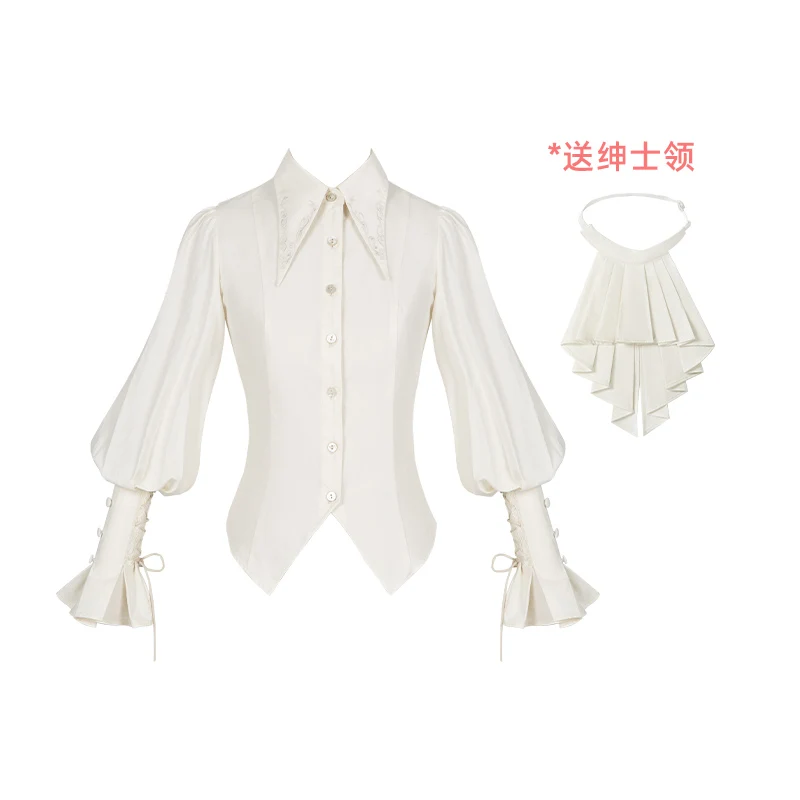 Vintage Nep Driedelige Meid Lolita Set Elegante Retro Vest Shorts Set Zwart Wit Kant Banket Set