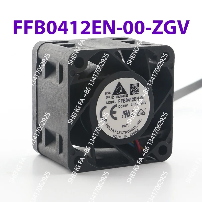 Cooling Fan FFB0412EN-00-ZGV Delta 5V 24V 48V DC 12V 2.10A AC EC 4028 40X40X28MM 4CM Large air Volume Car Model Modified Violent