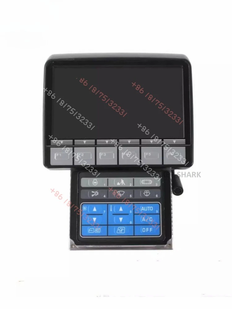 LCD Screen Panel Assembly For PC‑8 PC200‑8 PC210‑8 Excavator Cluster Gauge Monitor Instrument Spare Part