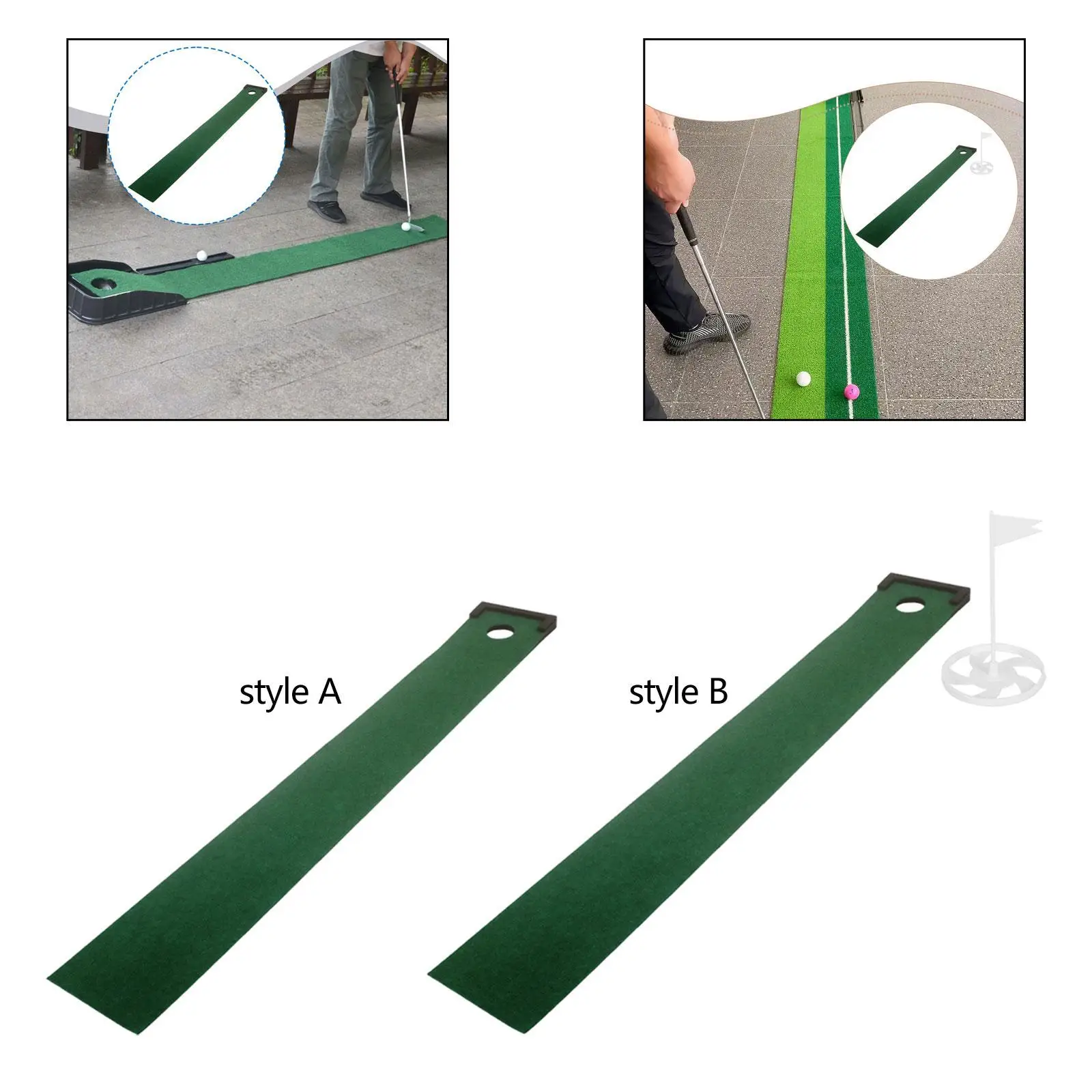 

Коврик для обучения гольфу, портативный полиэстеровый тренировочный коврик для использования в помещении и на открытом воздухе, аксессуар для мини-гольфа для игроков в гольф