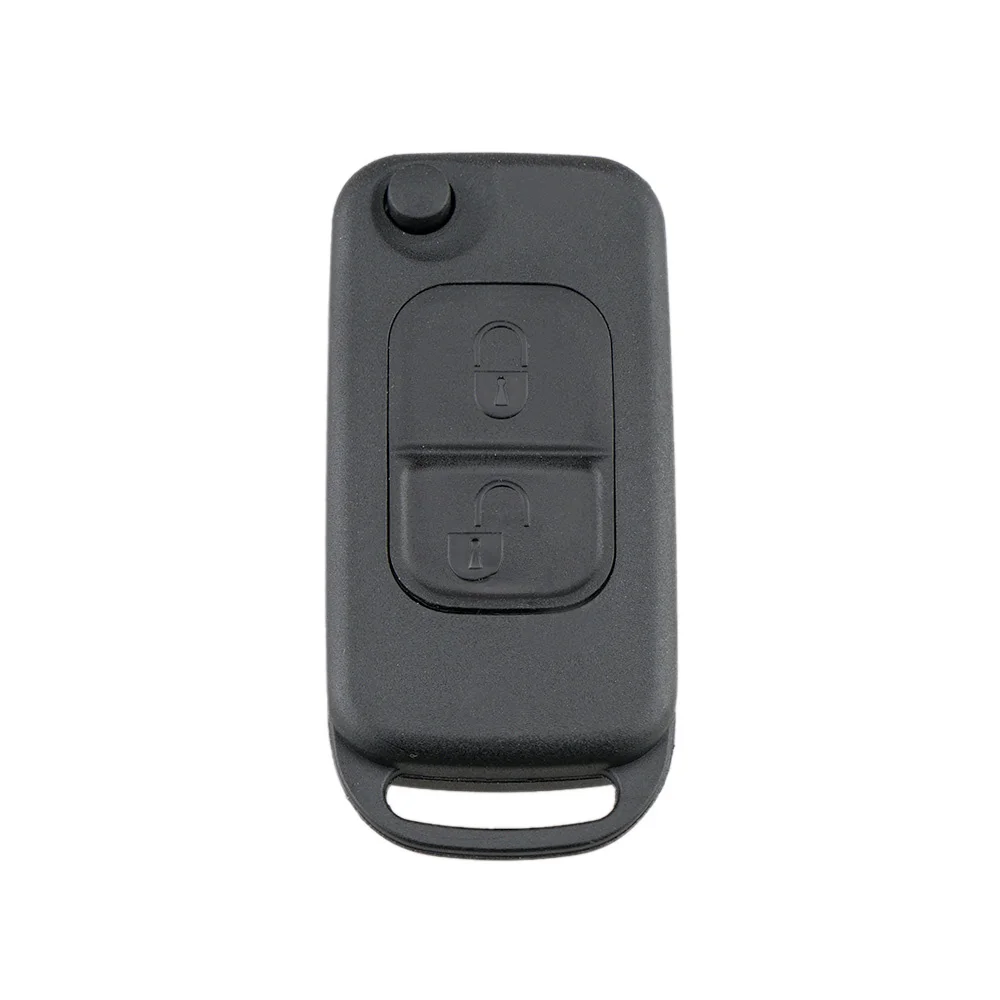 Funda plegable con tapa para llave de coche, mando A distancia, 2 botones, formedesbenz SLK E113 A C E S W168 W202 W203, novedad de 2024