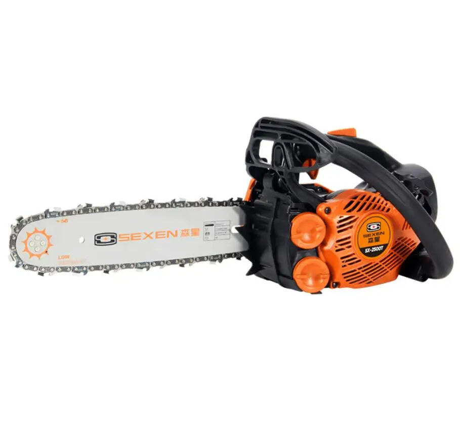 25cc High Power Gasoline chainsaw Handheld Wooden Cutter Home Portable Petrol Chainsaw Wood Cutting gasoline chainsaw