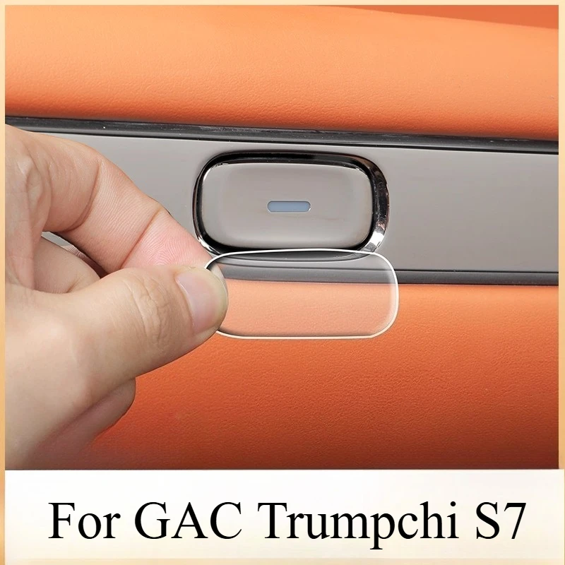 For GAC Trumpchi S7 Special Door Switch Prompt Sticker Electronic Button Warning Film Car Interior Accessories Automobiles