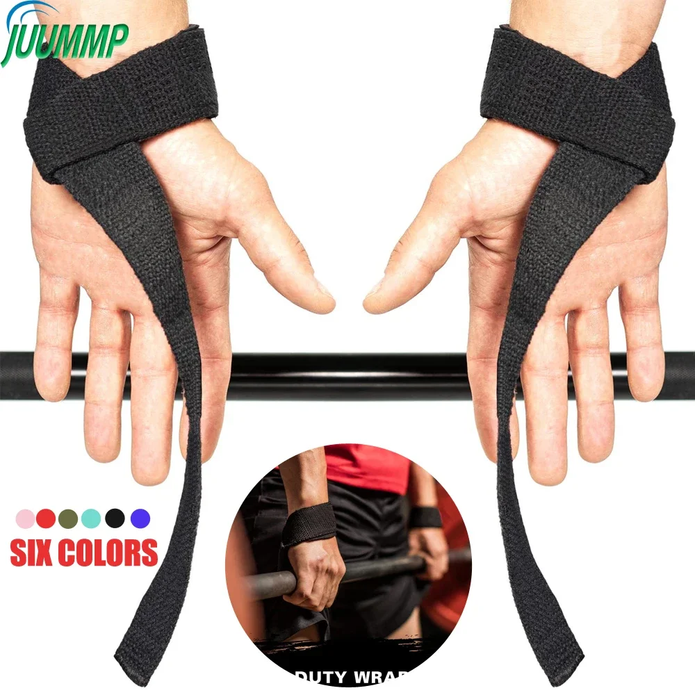 1Pair Lifting Wrist Straps,Wrist Support Grip Band for Weightlifting,Adjustable Anti-Skid Silicone Gym Fitness Lifting Strap