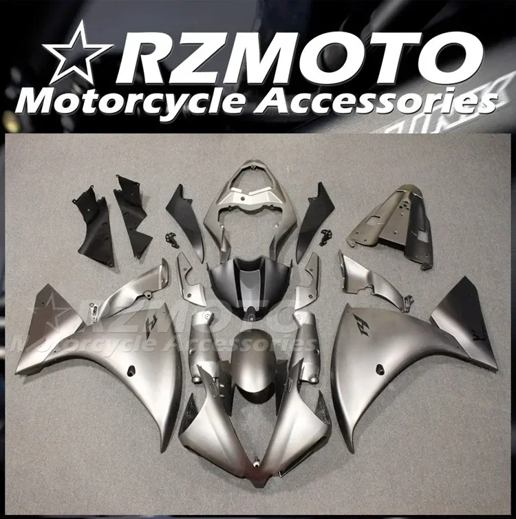 New ABS Motorcycle Bike Whole Fairings Kit Fit for YAMAHA YZF - R1 2012 2013 2014 12 13 14 Bodywork set Cool Gray Matte