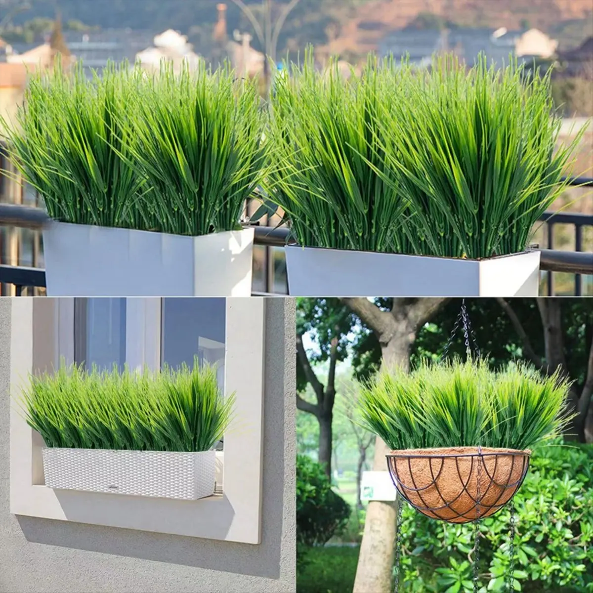 mall人工プラスチック芝生、植物グリーン芝生、模造偽物植物、家の装飾、ガーデニング芝生、屋外装飾