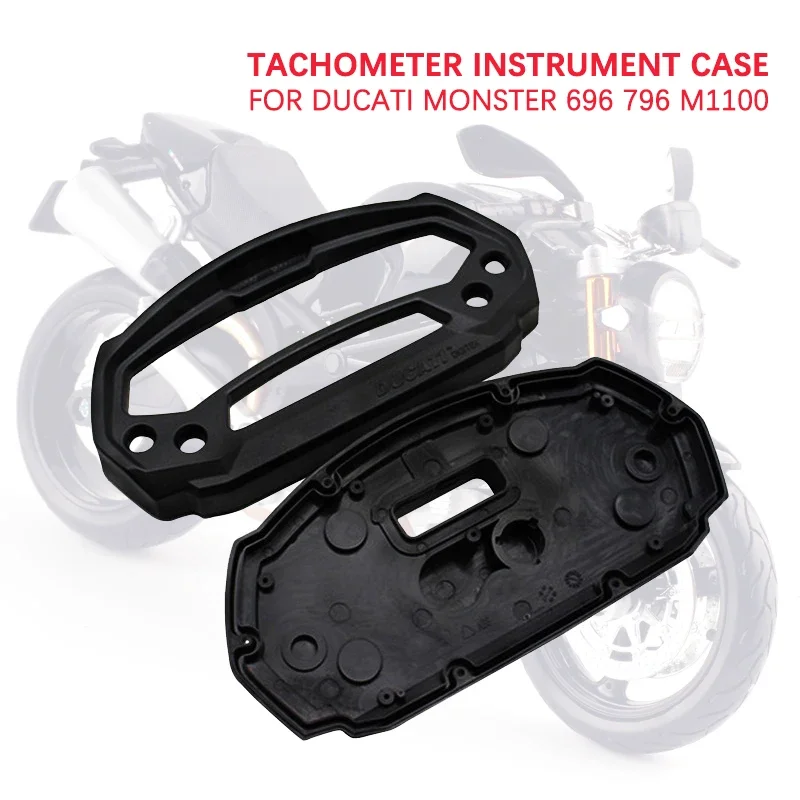 For DUCATI Monster 696 796 M1100 Motorcycle ABS Gauge Housing Speedometer Tachometer Instrument Case Cover