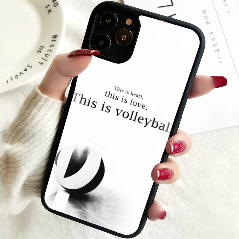 5 5S SE 2020 Phone Cover Case for iPhone 6 6S 7 8 PLUS X XS XR 11 12 13 MINI 14 PRO MAX Rubber Silicone  Sport Fans Volleyball