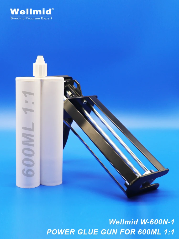 600N-1 Epoxy Adhesives Dispensing Gun 2K Kit Portable Double Tube Mixing Dispenser Loctite ARALDITE 3M Cartridge AB Glue Gun
