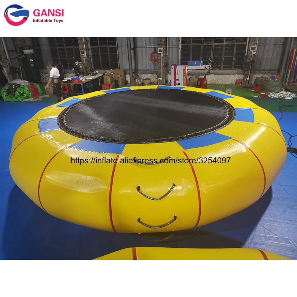 Outdoor Customized Water Sea Inflatable Trampoline Water Park Leisure Sofa Inflatable Floating Trampoline